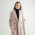 Women's Mid-length Woolen Wool Overcoat Coat