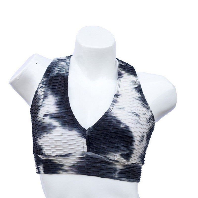 Jacquard tie-dye bra