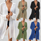 Tencel Slub Cotton Long-sleeved Shirt For Women