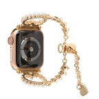 Smart Watch Fruit Metal Pearl Love Necklace Strap