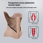 Lace Hourglass 25 Bone Shapewear Belly Contracting And Slimming Waistband Sports Fitness